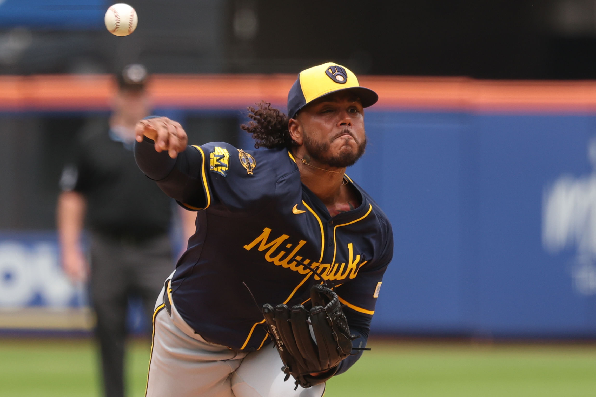 Freddy Peralta could be unhittable when he finds his groove (Credits: IMAGN)